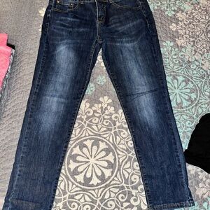 Helena Women's High Rise Jeans - Dark Blue